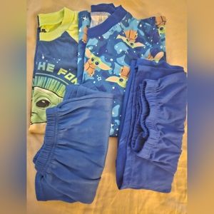 Star Wars Pajamas Boys size L 12-14 (2 sets)